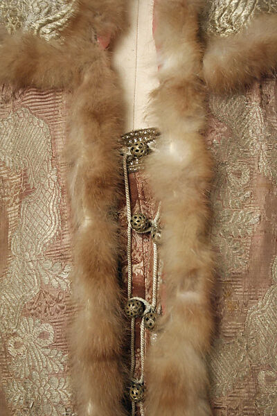 Ensemble, Silk, Russian sable fur, silver, Russian