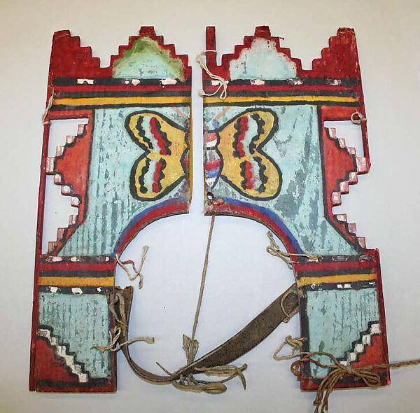 Headdress, wood, Indigenous American