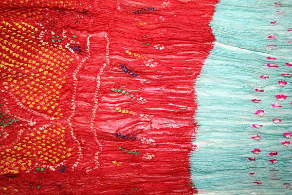 Scarf, silk, India