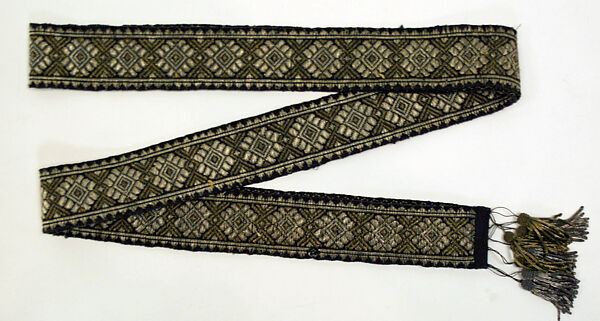 Ensemble, wool, cotton, Romanian