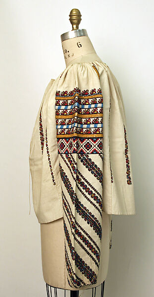 Blouse, cotton, Romanian