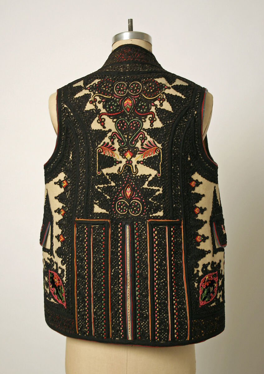 Vest, wool, European, Eastern