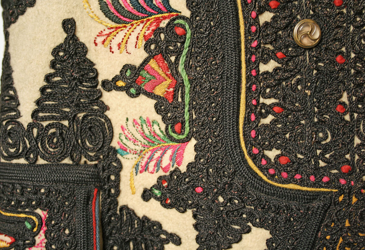 Vest, wool, European, Eastern