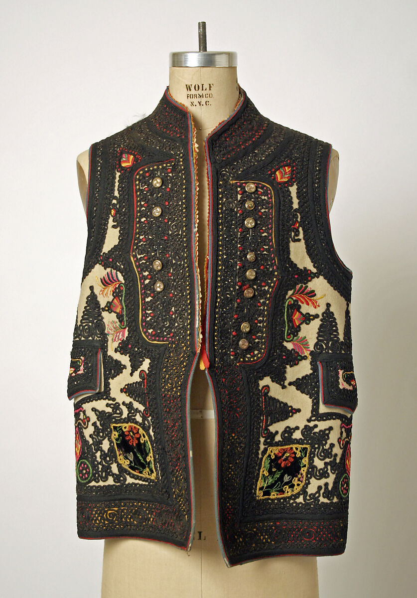 Vest, wool, European, Eastern 