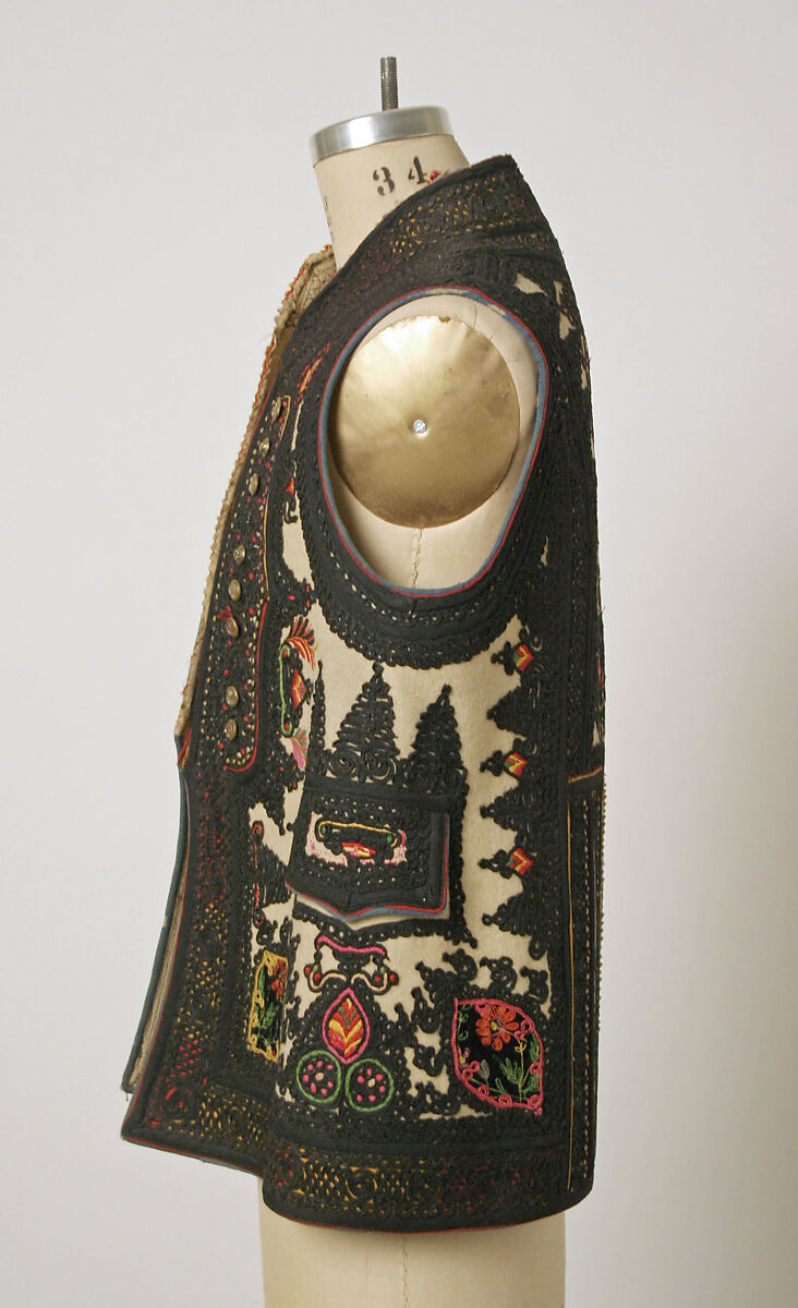 Vest, wool, European, Eastern