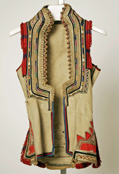 Vest, wool, European, Eastern 