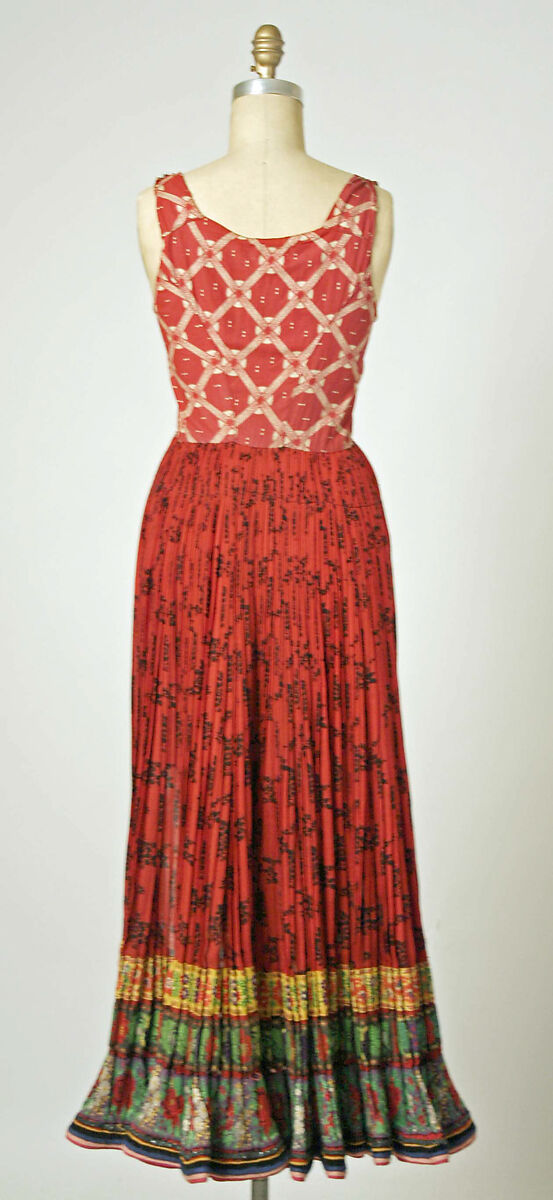 Ensemble, cotton, wool, Hungarian