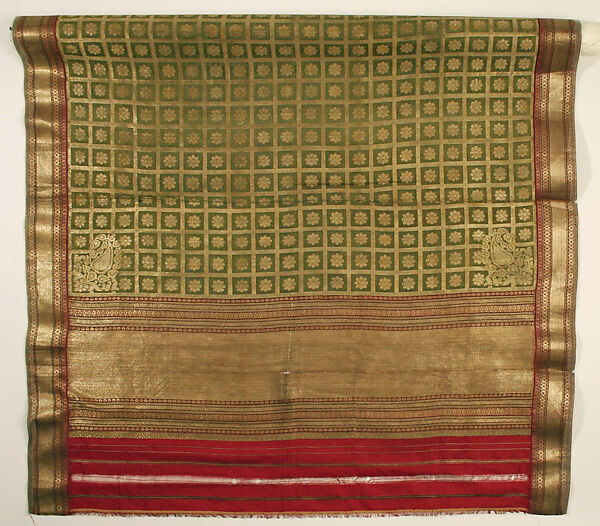 Sari, silk, India 