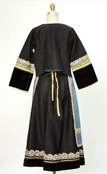 Ensemble, wool, silk, French, Brittany