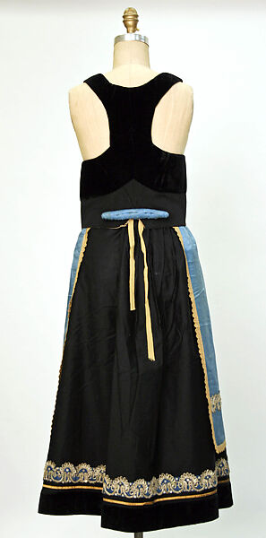 Ensemble, wool, silk, French, Brittany