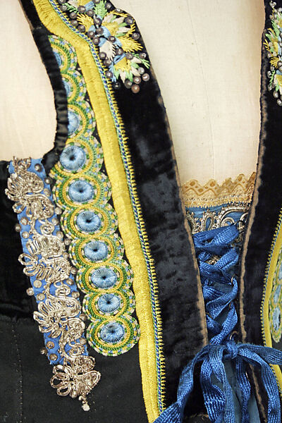 Ensemble, wool, silk, French, Brittany