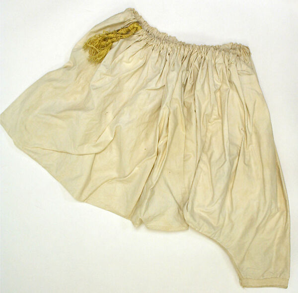 Trousers, Cotton, silk 