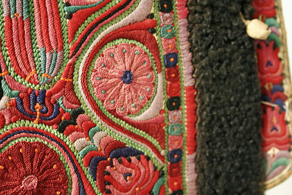 Jacket, leather, wool, Romanian