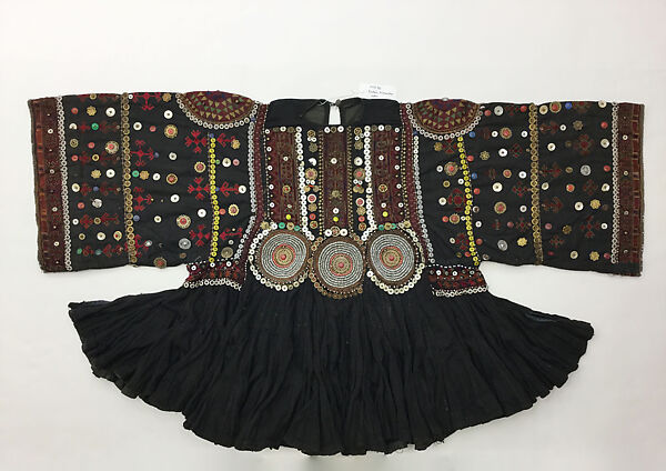 Wedding Tunic, Cotton, metal, synthetics; embroidered