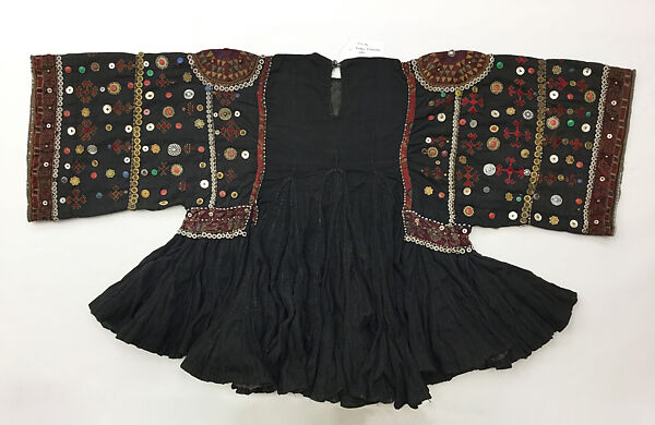 Wedding Tunic, Cotton, metal, synthetics; embroidered