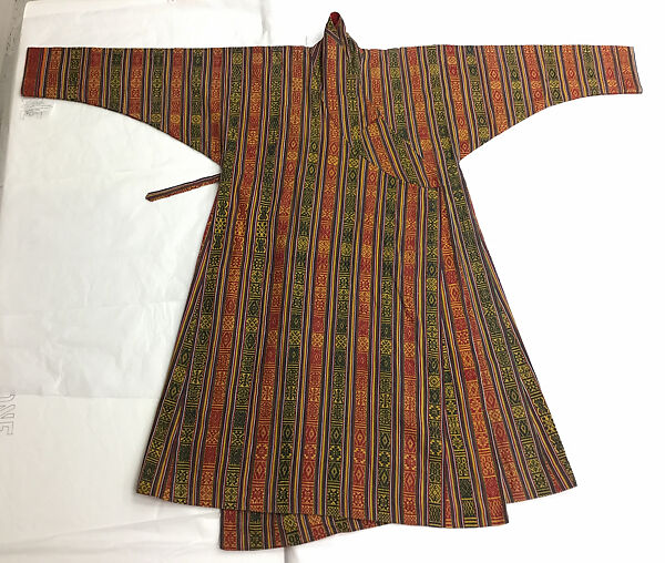 Robe, Silk, cotton, Bhutanese