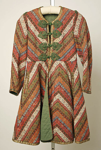 Jacket, Wool, metallic ribbon, cord, velvet; brocaded 