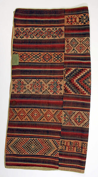 Shawl, wool, cotton, Bhutanese 