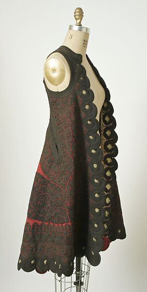 Coat, wool, silk, probably Albanian 