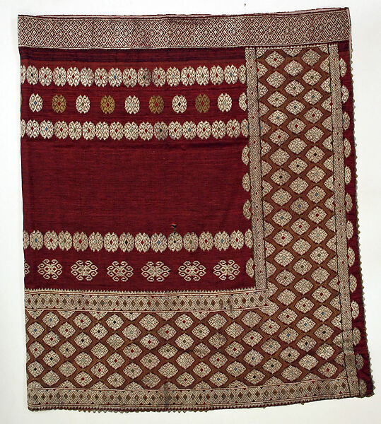 Ensemble, cotton, silk, Romanian