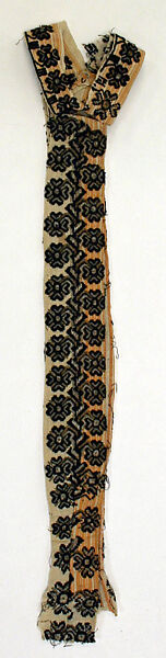 Ensemble, cotton, silk, Romanian