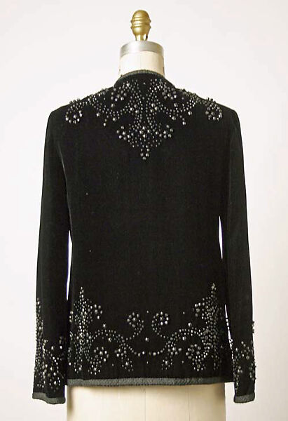 Evening ensemble, Oscar de la Renta, LLC. (American, founded 1965), silk, plastic, American