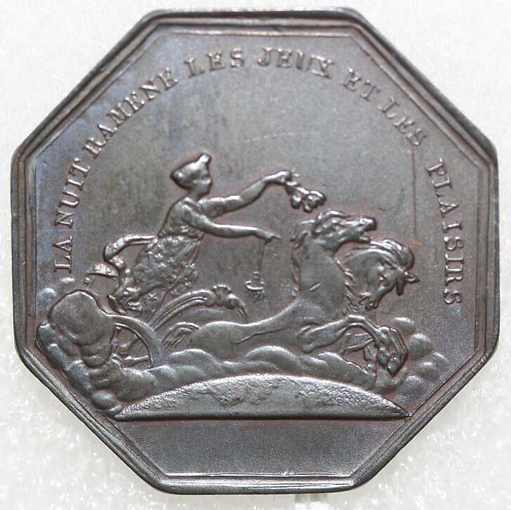 Button, metal, French