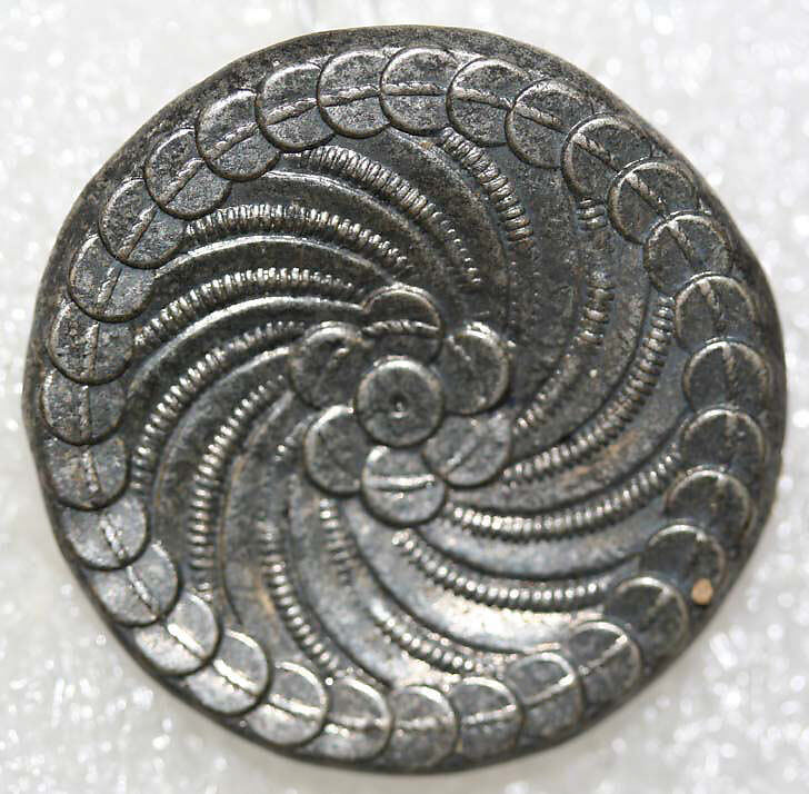 Button, wood, bone, metal, French