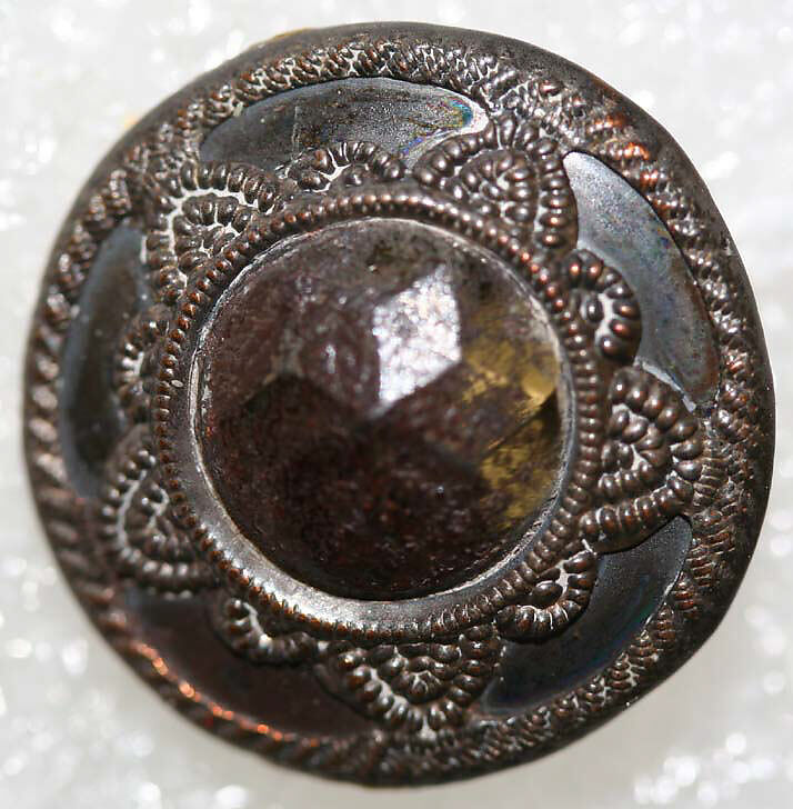 Button, wood, bone, metal, French