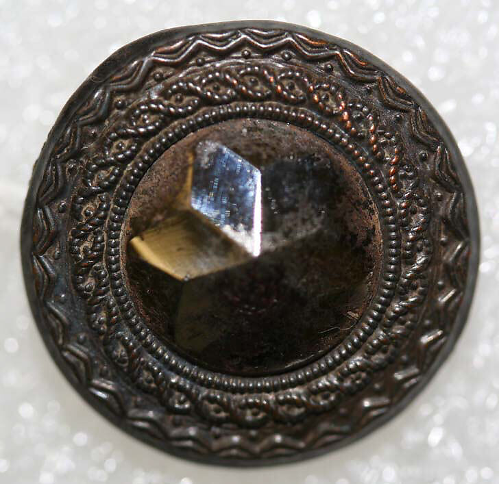 Button, wood, bone, metal, French