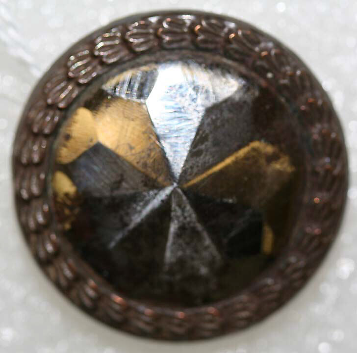 Button, wood, bone, metal, French