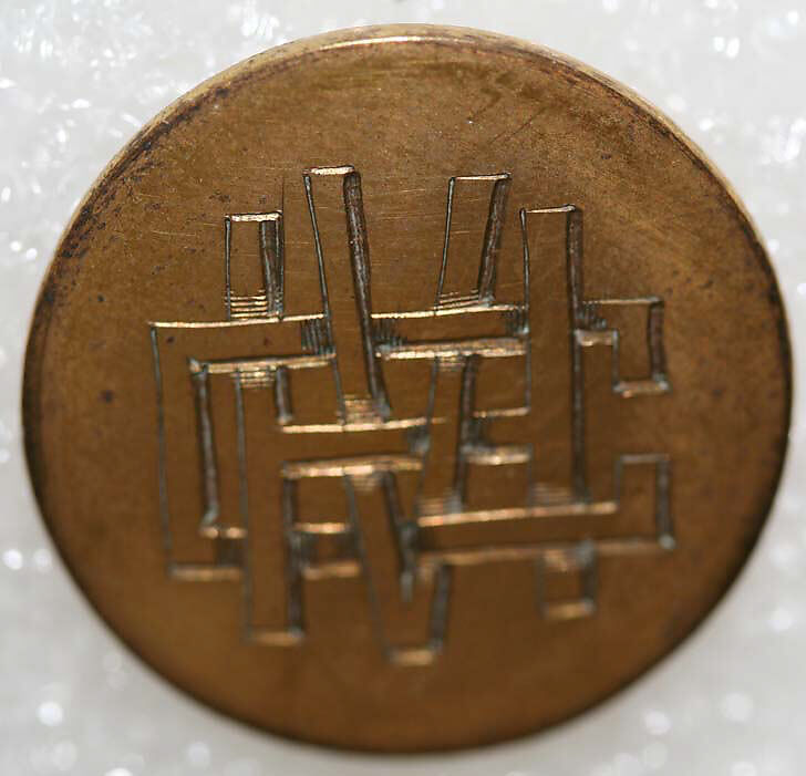 Button, metal, British