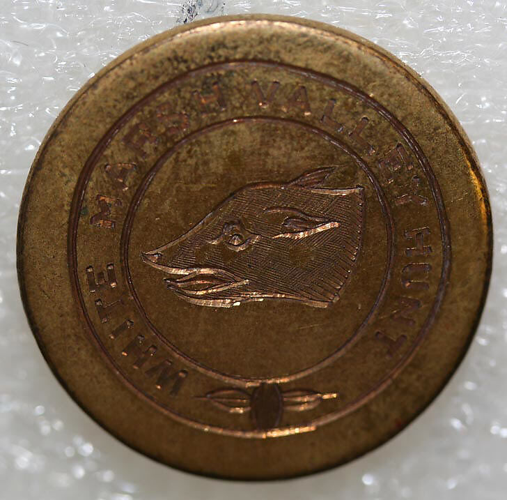 Button, metal, British