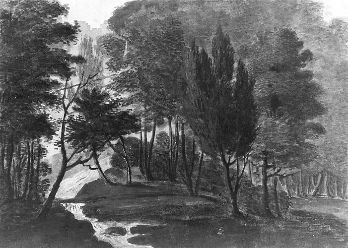 A Woodland Scene (The Sun Reflecting on the Dew, a Garden Scene: Echo, Pennsylvania, A Place belonging to Mr. D. Bavarage, 1808)