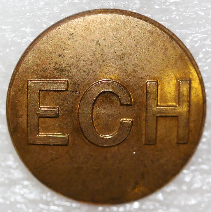 Button, metal, British