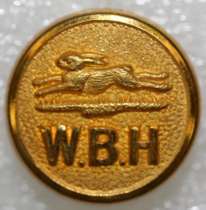 Button, metal, British