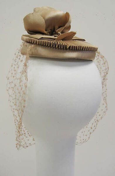 Hat, Emme, Inc., silk, plastic, American