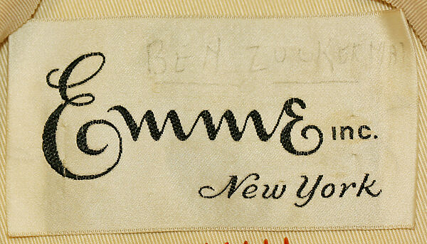 Hat, Emme, Inc., silk, plastic, American