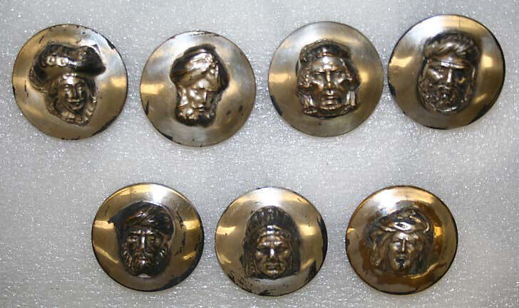 Button, [no medium available], American or European 