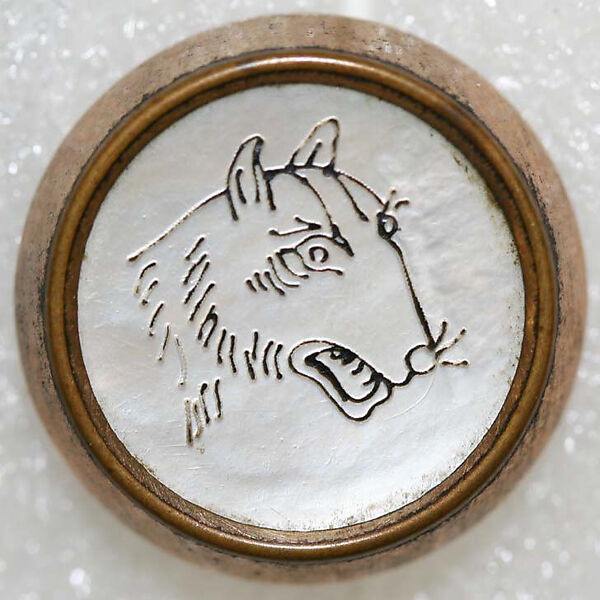 Button, [no medium available], American or European