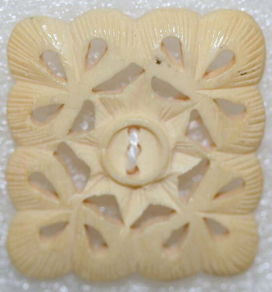 Button, bone, Chinese 