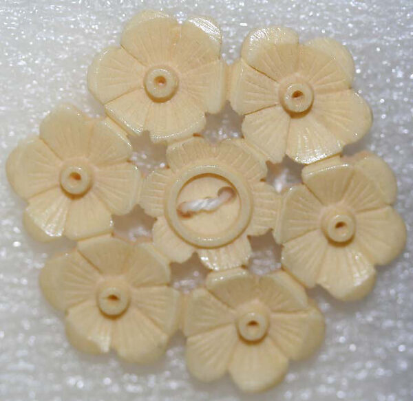 Button, bone, Chinese
