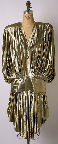 Dress, OMO Norma Kamali (American, founded 1977), synthetic, American 