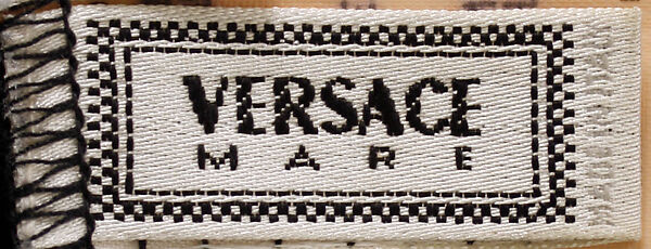 Bathing suit, Gianni Versace (Italian, founded 1978), synthetic, metal, Italian