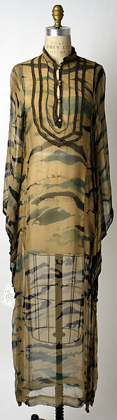 Dress, Thea Porter (British (born Israel), Jerusalem 1927–2000 London), silk, metallic, cotton, metal, British 