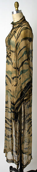 Dress, Thea Porter (British (born Israel), Jerusalem 1927–2000 London), silk, metallic, cotton, metal, British