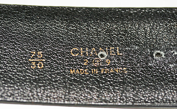 Belt, House of Chanel (French, founded 1910), leather, metal, French