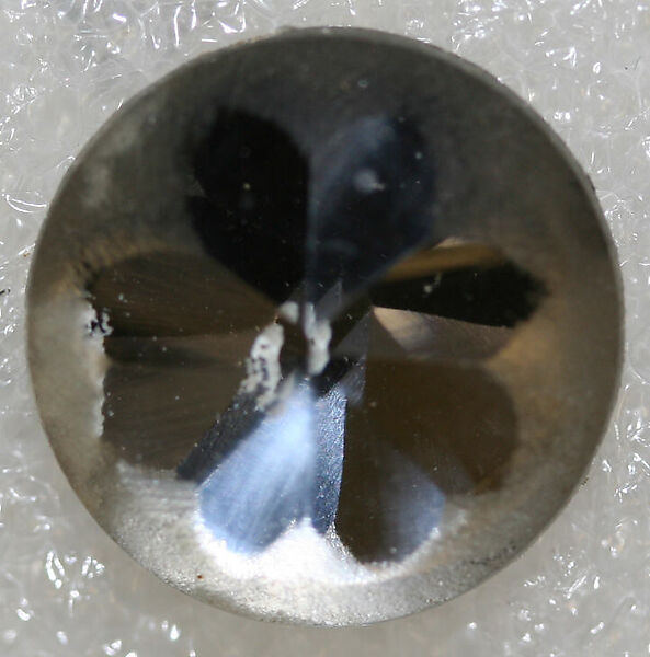 Button, glass, American or European