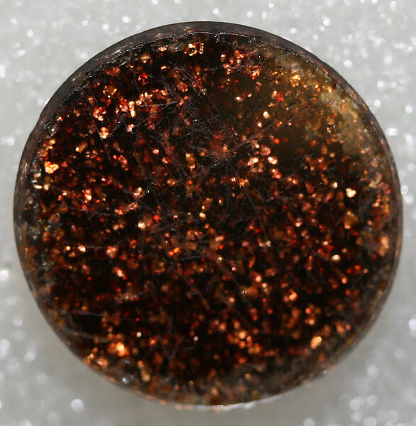 Button, glass, American or European