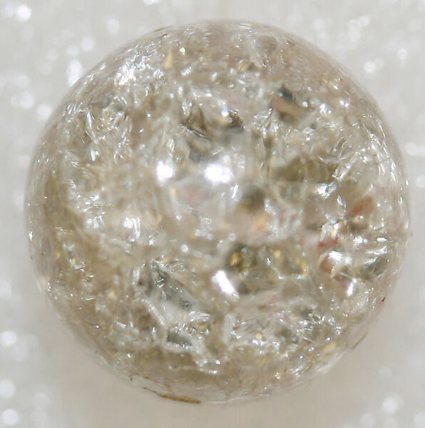 Button, glass, American or European